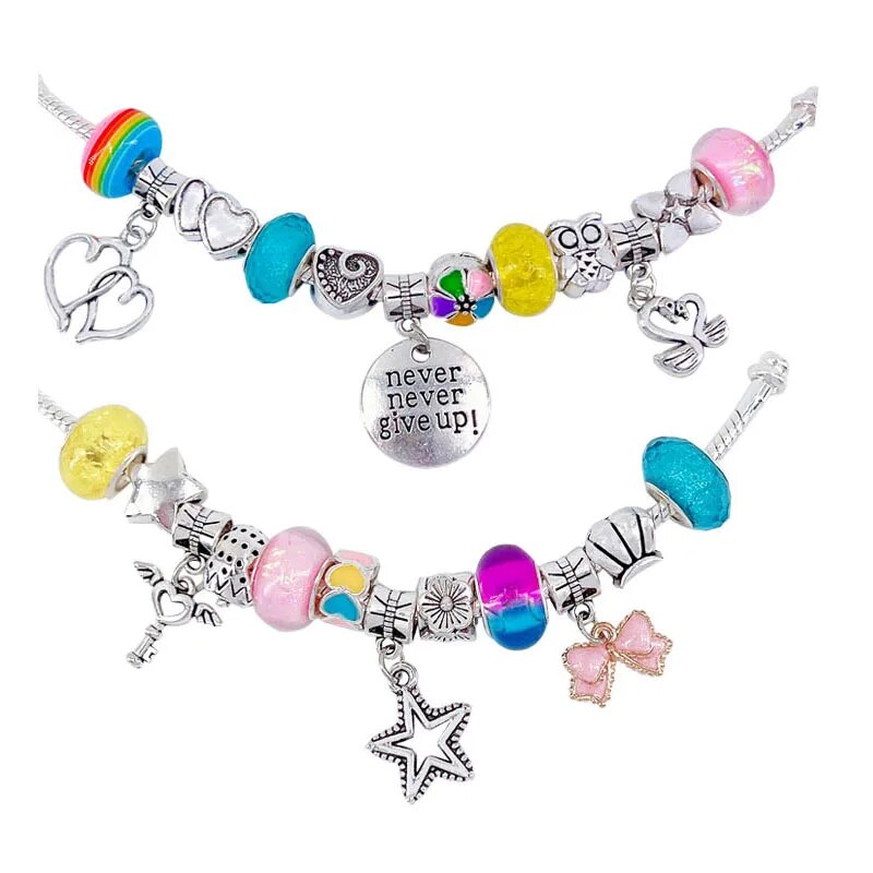 DIY Rainbow Sunflower Beaded Bracelet Kit With Gift Box - honeylives