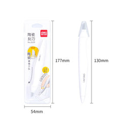 Deli Ceramic Utility Knife For Art Precision Carving Knife Stationery