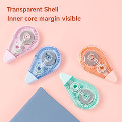 4pcs Homework Correction Tape High-capacity 12 Meters Length Students Test Study Altered Tape Set