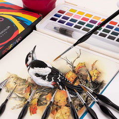 Detailing Brush Set 10pcs Artist Fine Tips Paint Brushes Set