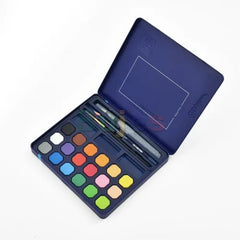 Solid Watercolor Paint Set With Tin Box Drawing Art Supplies