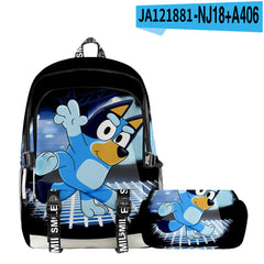 Girl Backpack 2pcs Set Fashion Cartoon Large School Students Printed Backpack