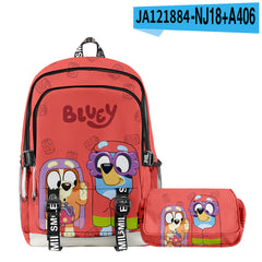 Girl Backpack 2pcs Set Fashion Cartoon Large School Students Printed Backpack