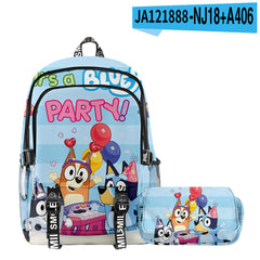 Girl Backpack 2pcs Set Fashion Cartoon Large School Students Printed Backpack