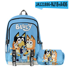 Girl Backpack 2pcs Set Fashion Cartoon Large School Students Printed Backpack