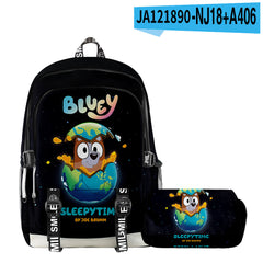 Girl Backpack 2pcs Set Fashion Cartoon Large School Students Printed Backpack