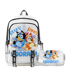 Girl Backpack 2pcs Set Fashion Cartoon Large School Students Printed Backpack