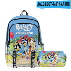Girl Backpack 2pcs Set Fashion Cartoon Large School Students Printed Backpack