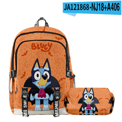 Girl Backpack 2pcs Set Fashion Cartoon Large School Students Printed Backpack