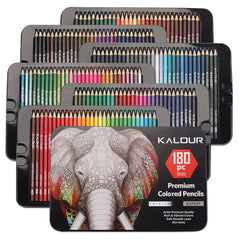180 Colors Professional Oil Color Pencil Set With Iron Box