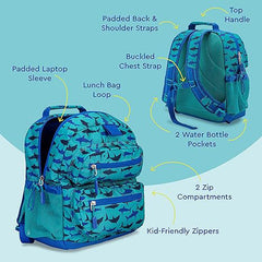 Kids Backpack Lightweight 14” Backpack in Fun Prints For School, Travel, & Daycare
