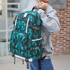 Kids Backpack USB Laptop Boys Backpacks With USb Charger