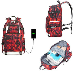 Kids Backpack USB Laptop Boys Backpacks With USb Charger
