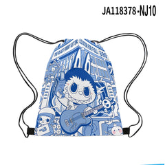 Drawstring Bag Fashion Child Backpack Travel Bags Soft Back Bag