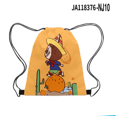 Drawstring Bag Fashion Child Backpack Travel Bags Soft Back Bag