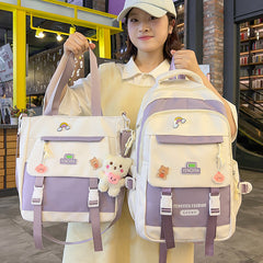 Large Capacity School Bag New Middle School Students Backpack