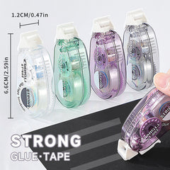 Large Capacity Strong Double-sided Tape With Tape Roller Dispenser
