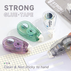 Large Capacity Strong Double-sided Tape With Tape Roller Dispenser