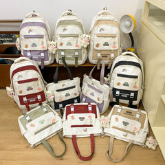 Large Capacity School Bag New Middle School Students Backpack