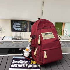Large Capacity Backpack With Accessories Kawaii High School Middle Students Bookbag