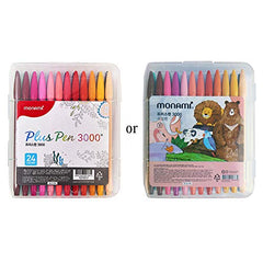 Plus Pen 3000 Felt Tip Pens Set Fine Point (0.4mm)