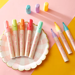 8 Pack Erasable Colors Liquid Macaron Erasable Marker