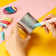 8 Pack Erasable Colors Liquid Macaron Erasable Marker