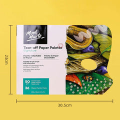 Mont Marte Tear Off Paper Palette 36 Sheets