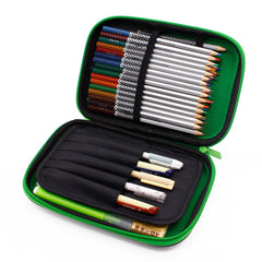 Mosaic PU Pencil Case Large Capacity EVA Stationery Storage Bag with Compartment Stationery Box