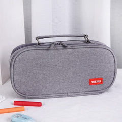 Multi Layer Pencil Bag Cosmetic Brush Tool Makeup Bag With Zipper