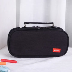 Multi Layer Pencil Bag Cosmetic Brush Tool Makeup Bag With Zipper