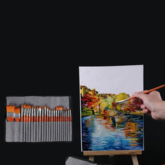 Multi Purpose Paint Brushes Acrylic Oil Watercolor Artist Professional Kits