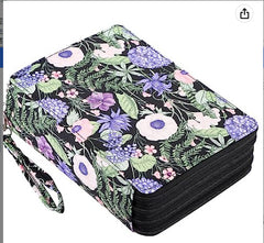 Multifunction 200 Slot Portable Colored Pencil Case Waterproof Leather Pencil Bag