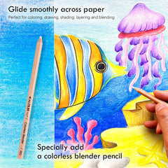 36 Colors Colored Pencils Set Ocean Color Series Pencils Drawing Sketches Pencil
