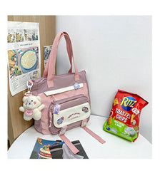 New High School Girls Backpack Nylon Waterproof Bookbag Laptop Backpack