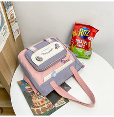 New High School Girls Backpack Nylon Waterproof Bookbag Laptop Backpack