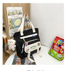 New High School Girls Backpack Nylon Waterproof Bookbag Laptop Backpack