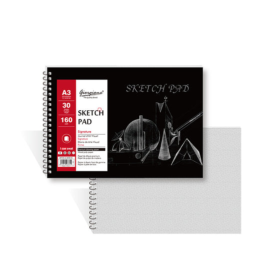 30 Sheet A3 A4 A5 Sketch Pad Hardcover Watercolor Sketchbook Paper