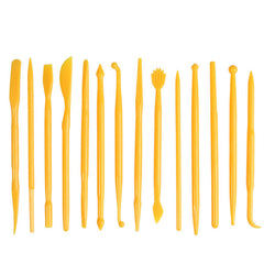 14pcs Set Plastic Clay Sculpting Set Wax Carving Pottery Tools