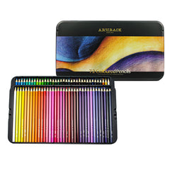 Oil Pencil Set 72 Colors Oil Pencil With Metal Box Set