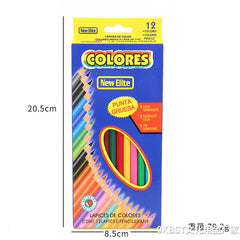 Oil-Based Colored Pencil Set in Hexagonal Shape For Kids and Children