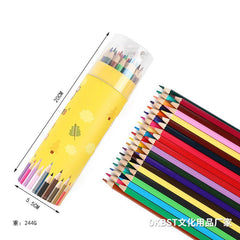 Oil-Based Colored Pencil Set in Hexagonal Shape For Kids and Children