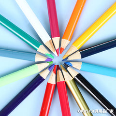 Oil-Based Colored Pencil Set in Hexagonal Shape For Kids and Children