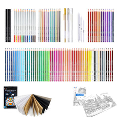 1Set/142pcs Oil-Based Coloured Pencil Sketching Set Drawing Set