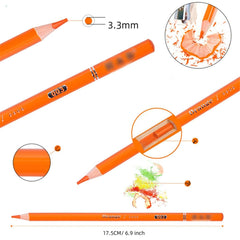 1Set/142pcs Oil-Based Coloured Pencil Sketching Set Drawing Set