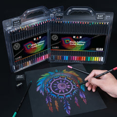 Oil Pencils Set 50/24 Soft 3.3 Lead Core Colored Pencils Art Supplies