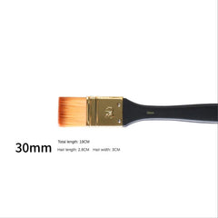 Painting Brush Nylon Hair Flat Acrylic Paint Brush