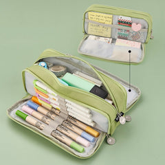 Pencil Case Junior High School Students Double Side Pen Bag