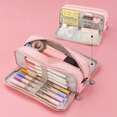 Pencil Case Junior High School Students Double Side Pen Bag