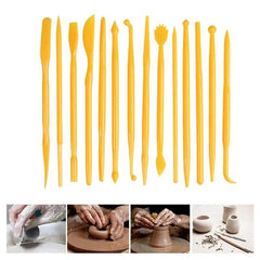 14pcs Set Plastic Clay Sculpting Set Wax Carving Pottery Tools